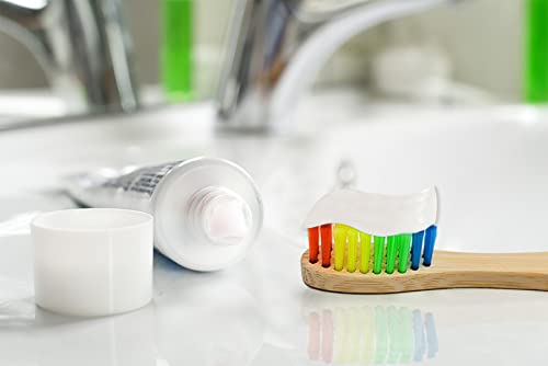 Kids Zahnbürsten, biologisch abbaubar, umweltfreundlich, 4 Stück, nummeriert – Bild 6