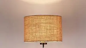 Exotic Art Jute Burlap Lampshade, Brown (12
