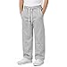 BSBUY Kinder Generisch Baggy Jogginghose, Elastischer Jogger Hose Weites mit Taschen, Teenager Bequem Sweatpants, Casual Bein Lange Cargohose für Jungen Sporthose Outdoor Trainingshosen(L, Grau)