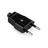 ✅Enchufe plano y clavija bipolar macho recta: ideal para conectar cables en lámparas de escritorio, pequeños electrodomésticos o dispositivos de interior. Diseñado para ofrecer una conexión eléctrica estable y segura en entornos domésticos y profesionales.