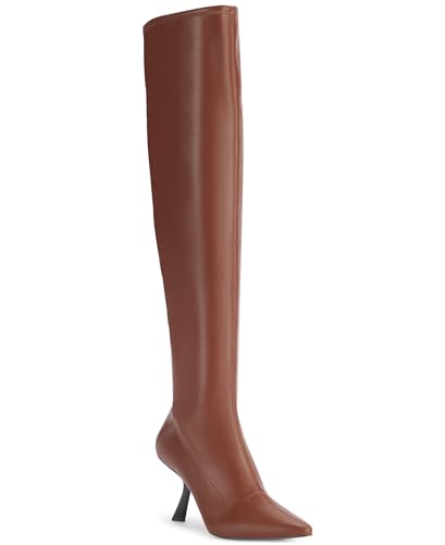 KARL LAGERFELD Women's Kian Tall Knee High Boot with Stiletto Heel