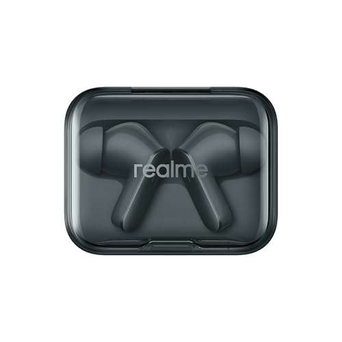 realme Buds Air 7,12.4mm Dynamic Bass Drivers,52Hrs Playtime,52dB Hybrid ANC,6 Mic ENC,45ms Low Latency,360° Spatial Audio,Hi-Res LHDC,IP55 Dust & Water Resistant,True Wireless TWS BT v5.4(Moss Green)