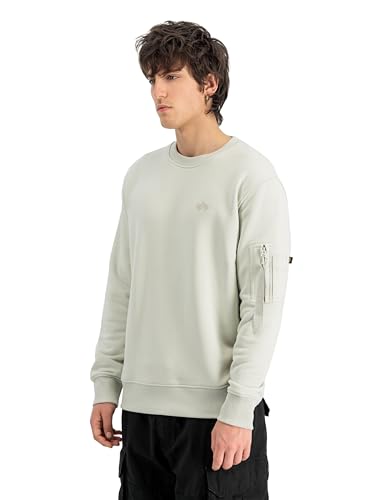 Sweatshirt Alpha Industries DTM ML homme pull coton manches longues - 4