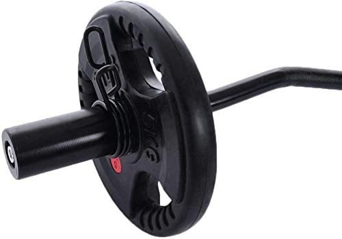 Htnbo 2-Inch Olympic Grip Plate In Pairs Or Single For Strength Training, Weightlifting And Bodybuilding, Solid Cast Iron Weight Plates For Barbell, 5.5-55Lbs (5.5 Lb) #TOP2