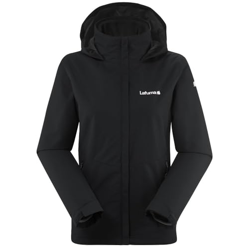 Lafuma Access Veste Imperméable, Noir, M Femme, Noir, M