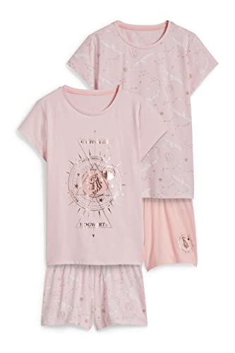 C&A Kinder Mädchen Pyjamas Pyjama 4er Pack|Multipack Regular Fit...