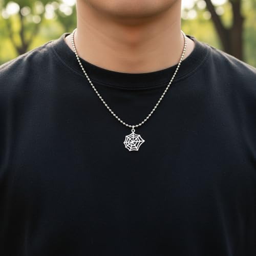 Image of Anti-Tarnish Stainless Steel Necklace for Men, Stylish Pendant Necklace, Men's Jewellery for Gifting