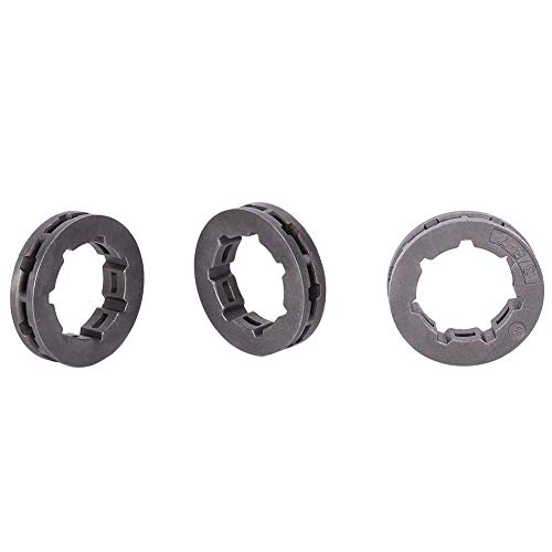 Felgenkettenrad, 3 Stück 3/8 Zoll 7T Kettenrad 68210 Passend für STIHL 030 031 032 038 041 044 046 064066 MS361 MS362 MS440