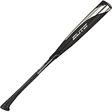 Axe Bat 2020 Elite (-5, 2-5/8') USABat Baseball Bat / 2-Piece Hybrid / 30' - 25 oz, Black/Silver