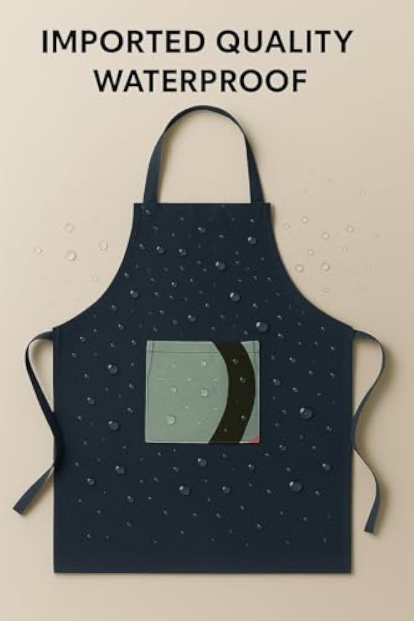 Checkered Design Waterproof Kitchen Apron