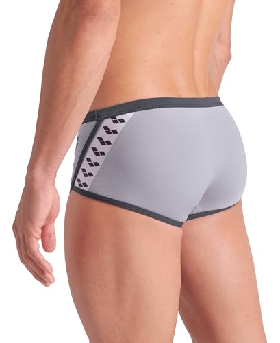 Image of ARENA Performance Men's Icons Solid Low-Waist Swim Brief Short Athletic Swimsuit