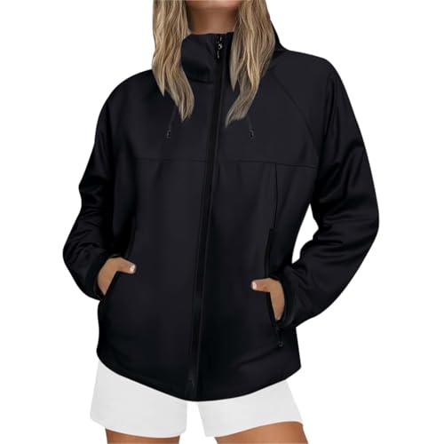 Cazadora deportiva impermeable de mujer para lluvia y viento