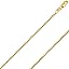 1.2 mm 18 Inches Franco Spiga 10K Yellow Gold ITALY
