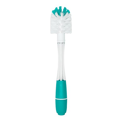 OXO Tot Soap Dispensing Bottle Brush with Stand, Teal - Thumbnail 6