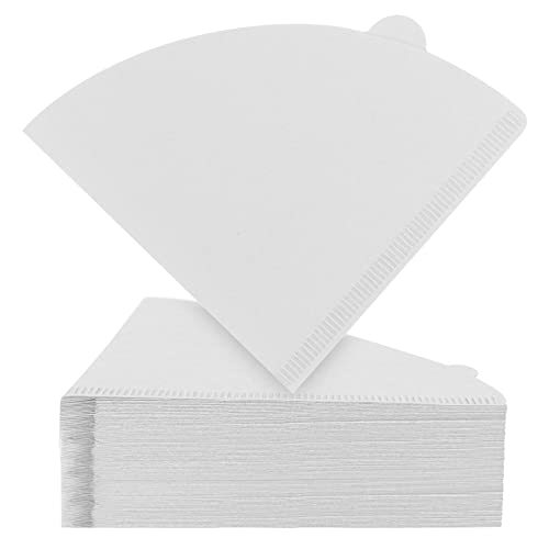 Coffee Filters, Size 02 White Cone Filters, 200 Count Disposable Natural Paper Filters 2-4 Cup, 02 Cone For Pour Over and Drip Coffee Maker