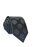 Hlub Hmong Stylish Neck Tie - Traditional Elegance for Every Occasion! Modern Slim Black (Black on Black)