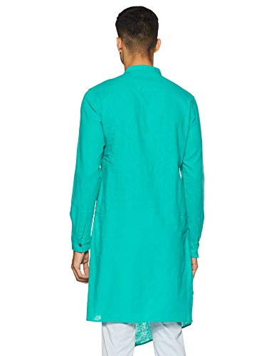 Image of THE INDIAN GARAGE CO Men's Cotton Slim Fit Kurta