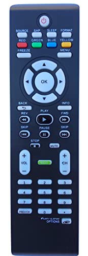 Universal Remote Compatible for Magnavox 32MF339B/F7 19MF339B/F7 22MF339B/F7 32MF369B/F7 42MF439B/F7 TV Remote Control