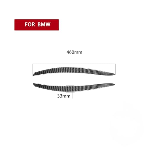 Paupières de phares pour BMW E92 E93 M3 série 3 2006-2012 finition carbone