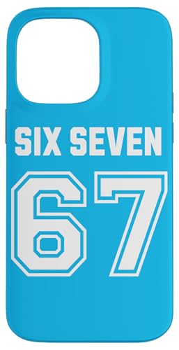 67 Six Seven Sport Design on Back. 6 7 Meme Men Women Kids X}zP[X iPhone 14 Pro Max p
