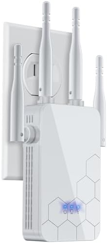 WiFi Extender Internet Booster, Long Range Repeater Wireless Rout...