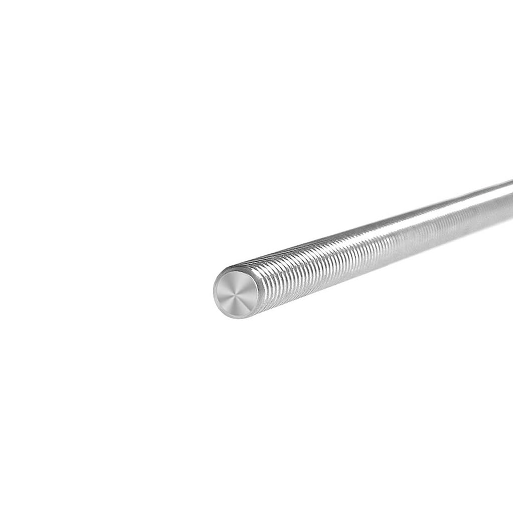 Trapezgewindespindel aus Edelstahl, CNC-3D-Drucker-Gewindespindel T12 mit Messingmutter, for Heimwerkerprojekte, Linearführungen, Gewindestange(Pitch 2mm Lead 8mm,150mm)