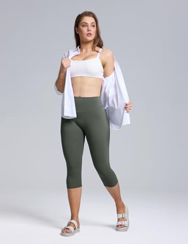 Olmlmt No Front Seam Workout Leggings for Women Tummy Control Butt Lifting Leggings Buttery Soft Gym Yoga Pants