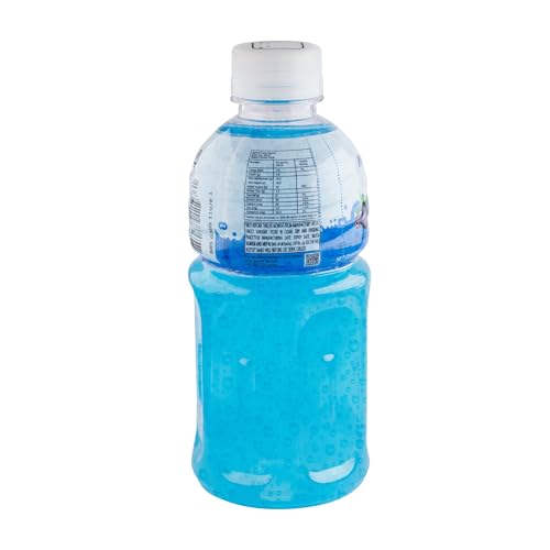 Image of Mogu Mogu Blackcurrant Juice with Nata de Coco Jelly 320ml | Refreshing Tropical Thai-Made Sip & Chew Beverage