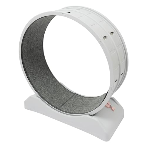 Laufrad für Katzen, Laufband mit Teppichboden, Laufband für Katzen, Katzenlaufrad mit Arretierung, Sportspielzeug für Katzen