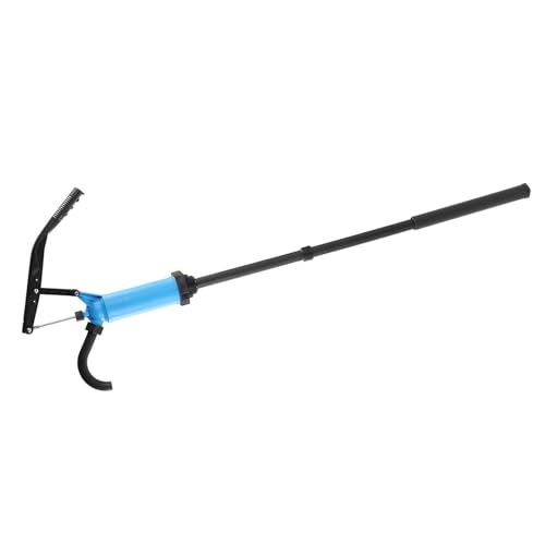 55 Gallons Lever Action Drum Drum Pump, Selfadjusting Siphon, Telescopic Handle for Water, Oil, Fuel Liquids, Easy, Comfortable Use, Strong Material, Long Service Life