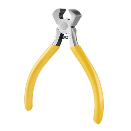 SOLUSTRE 1Pc Stainless Steel Peanut Sheller Nutcracker Tool Sunflower Clip for Effortless Peeling of Pine Nuts Pistachios and More Kitchen Accessory Yellow