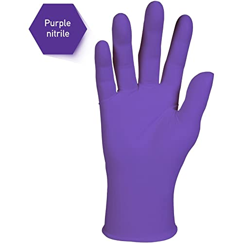 Halyard Purple Nitrile Exam Gloves, Ambidextrous, Nitrile, Xl, Purple (Box Of 90) #TOP3