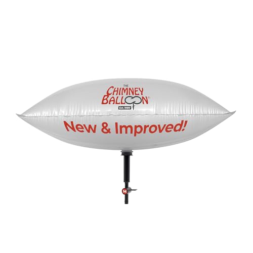 Chimney Balloon K9O-GH2-98G Chimney Draught Excluder Clear