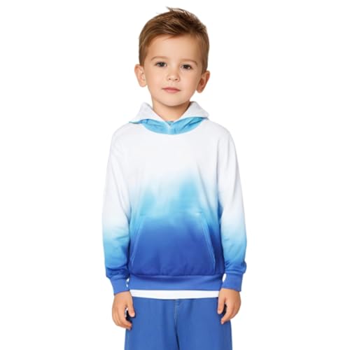 Little Boy Sweatshirt Pullover Long Sleeve Cute Kids Sweaters Shirt Crewneck Cotton Top Fall Oufits Winter Clothes