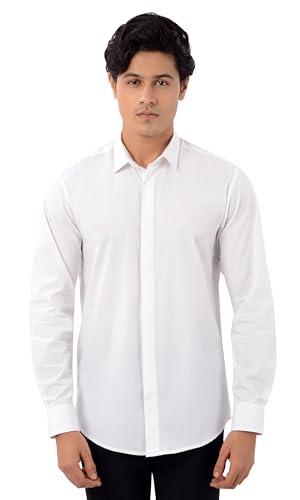 Image of Men's Solid Slim Fit Shirt