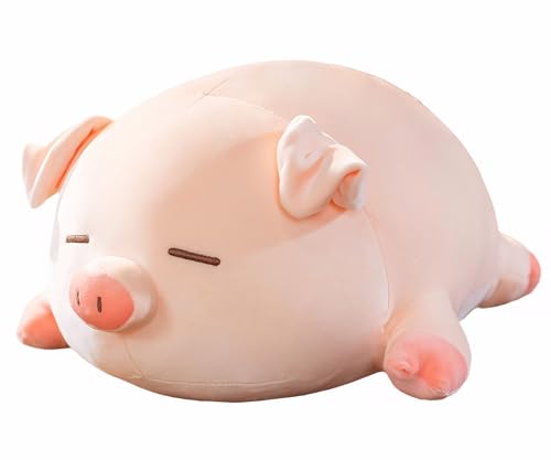 Pig Stuffed Animal Plush Pillow - 15.7'' Kawaii Soft Pig Hugging ...