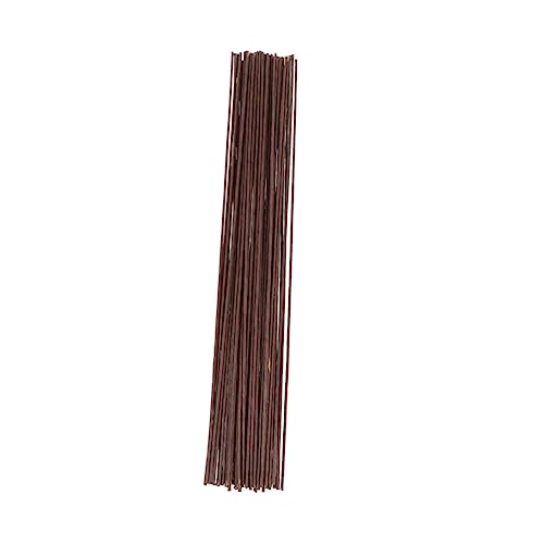 Uonlytech 50Pcs Floral Stem Wire for Crafts Flexible Artificial Flower Poles for Home Decor Wedding Arrangements and Florist Projects Durable Easy to Use