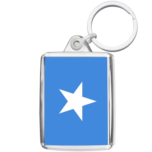 Pixly® Porte-clés drapeau de la Somalie - Souvenir de la Somalie, claire, M