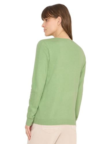 Cecil Basic Pullover Bamboo Green Melange M – Ansicht 2