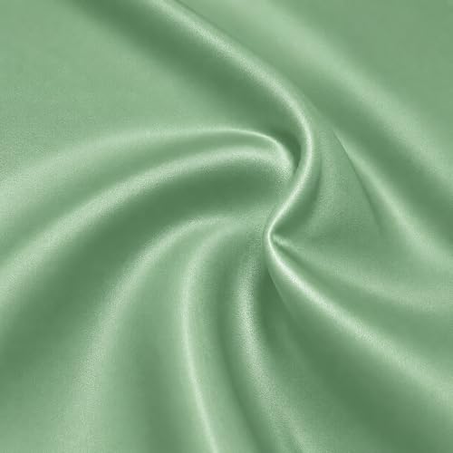 Image of HOMEMONDE 100% Bamboo King Size Flat Bedsheet with 2 Pillow Covers | 300 TC Luxury Cooling Bed Sheet | Ultra Soft, Breathable & Moisture Wicking | (Sage Green, 108x108 Inches)