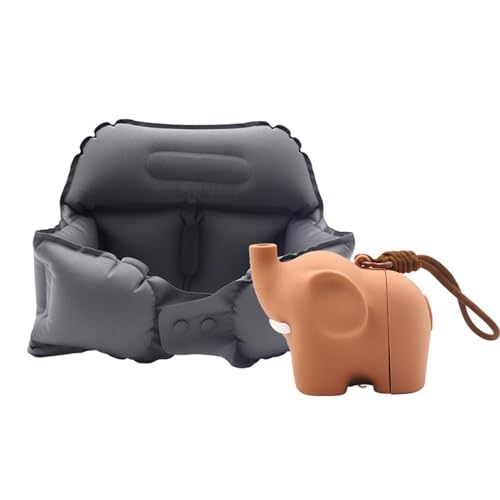 Coussin de nuque ergonomique gonflable pour voyageur d'affaires - 5