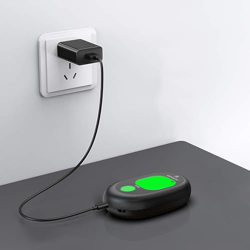 EMF Messgerät Elektrosmog Strahlenmessgerät – Tragbarer EMF Detektor mit 3-Farben LCD, Wiederaufladbar für Zuhause, Büro & Outdoor