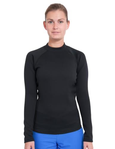 Tuga Women's Neoprene Wetsuit Pullover Top, UPF 50+, Made in USA miniatura 1
