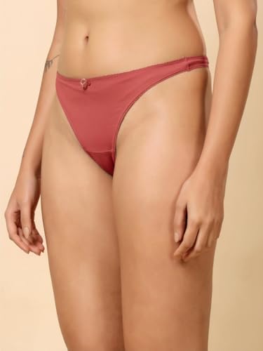 Image of American Symbol Women Microfiber & Cotton Brazilian Thong Briefs