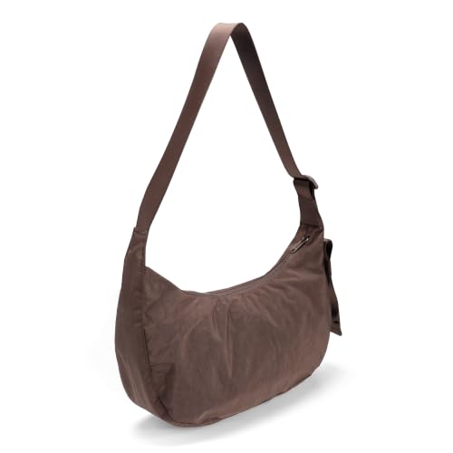 Image of Medium Nylon Crossbody Crescent Bag: Slouchy Style Shoulder Casual with Adjustable Strap