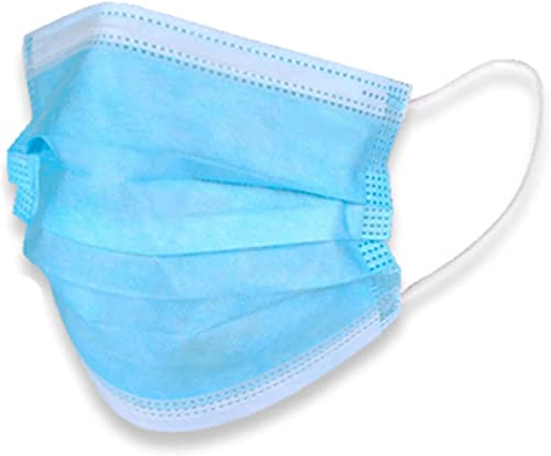 Bitybean Disposable Face Masks Disposable - 1,000 PCS - for Home & Office - Breathable & Comfortable Filter, Blue (1000)