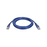 Tripp Lite Cat5e 350MHz Snagless Molded Patch Cable (RJ45 M/M) - Blue, 10-ft.(N001-010-BL)