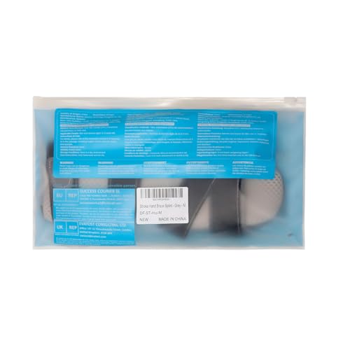 Hand Splint for Straightening, Hand Brace Orthosis with 5 Finger Support, Hand Support for Prevents Finger Curling, Spasticity, Contracture, Hand Cramps - M