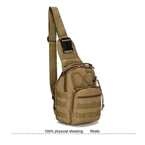 Morrales tácticos tipo sling para camping y ciclismo miniatura 7