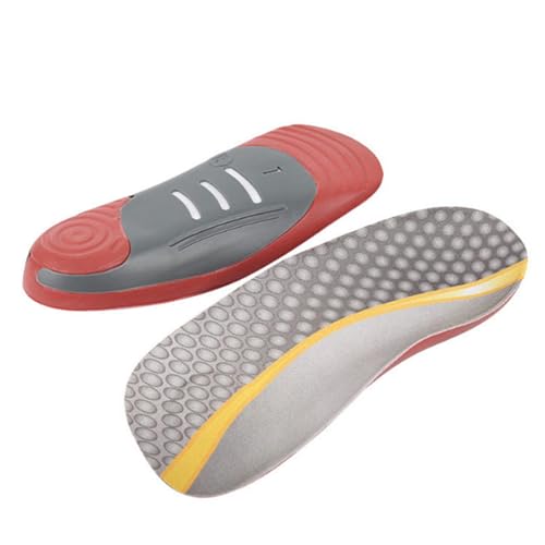 Plantillas ortopedicas 3/4 de Largo, Cómodo plantillas fascitis plantar para aliviar el dolor, elasticidad plantillas pies planos hombres y mujeres para la pronación excesiva del pie plano (30#-35#)